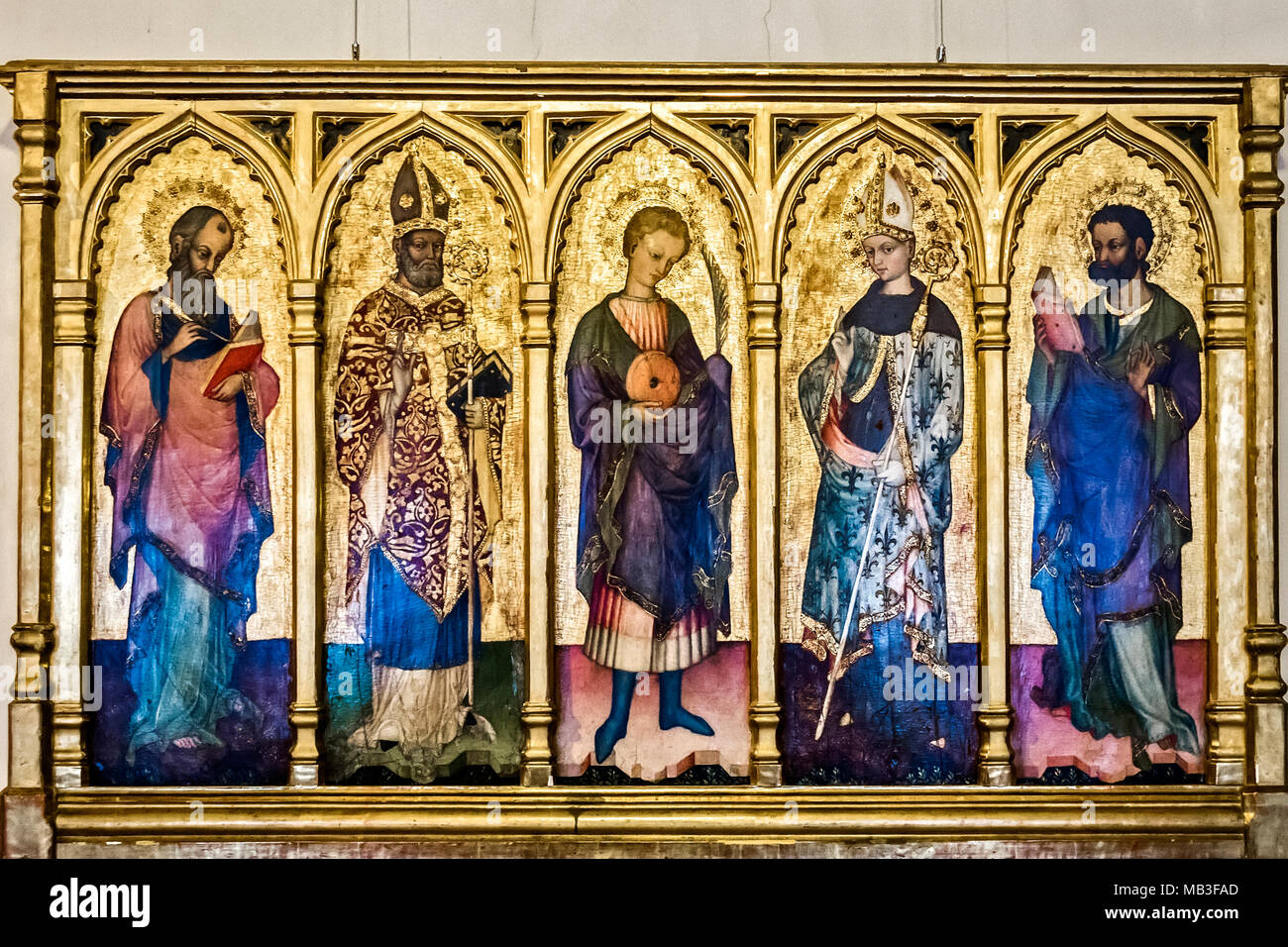 Hall dell'arte italiana, l'Eremo di San Pietroburgo Russia Foto Stock