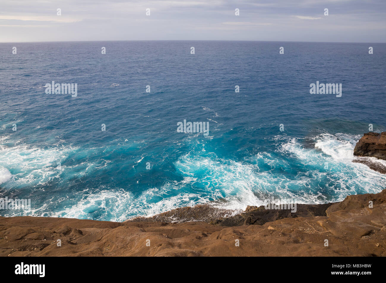 Grotte di sputare Oahu Hawaii Kai Foto Stock