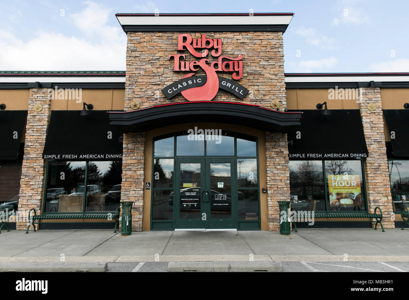 Un ristorante Ruby Tuesday ubicazione in Frederick, Maryland il 5 aprile 2018. Foto Stock