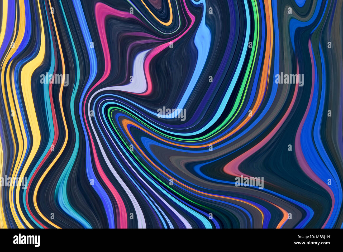 Granella di marmo colorato artwork. Motivo marezzato inchiostro fluido sfondo astratto. Per il design creativo coperchio, CD, poster, prenota, stampa carta regalo, fas Foto Stock