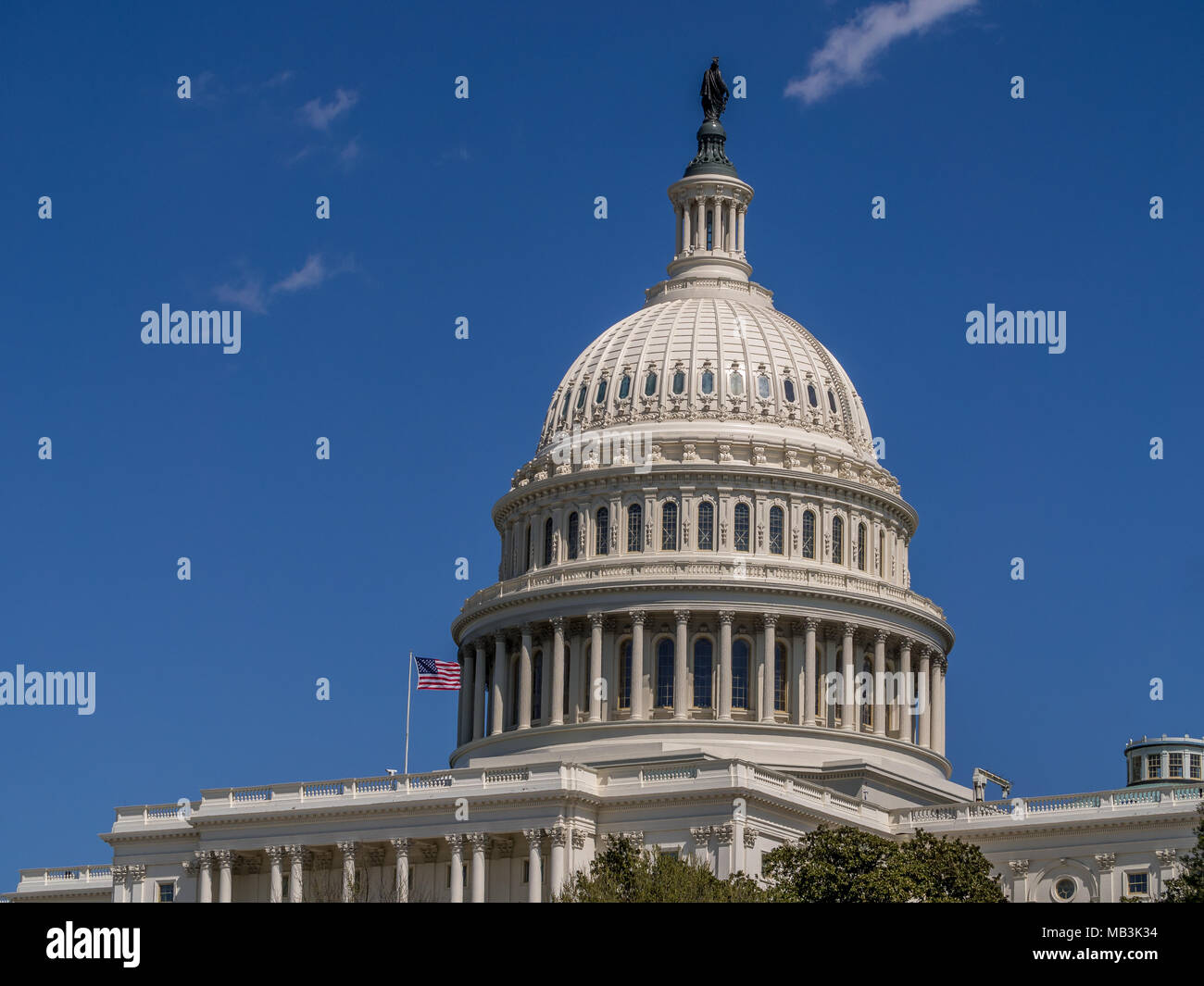 United States Capitol Building - Washington DC USA Foto Stock