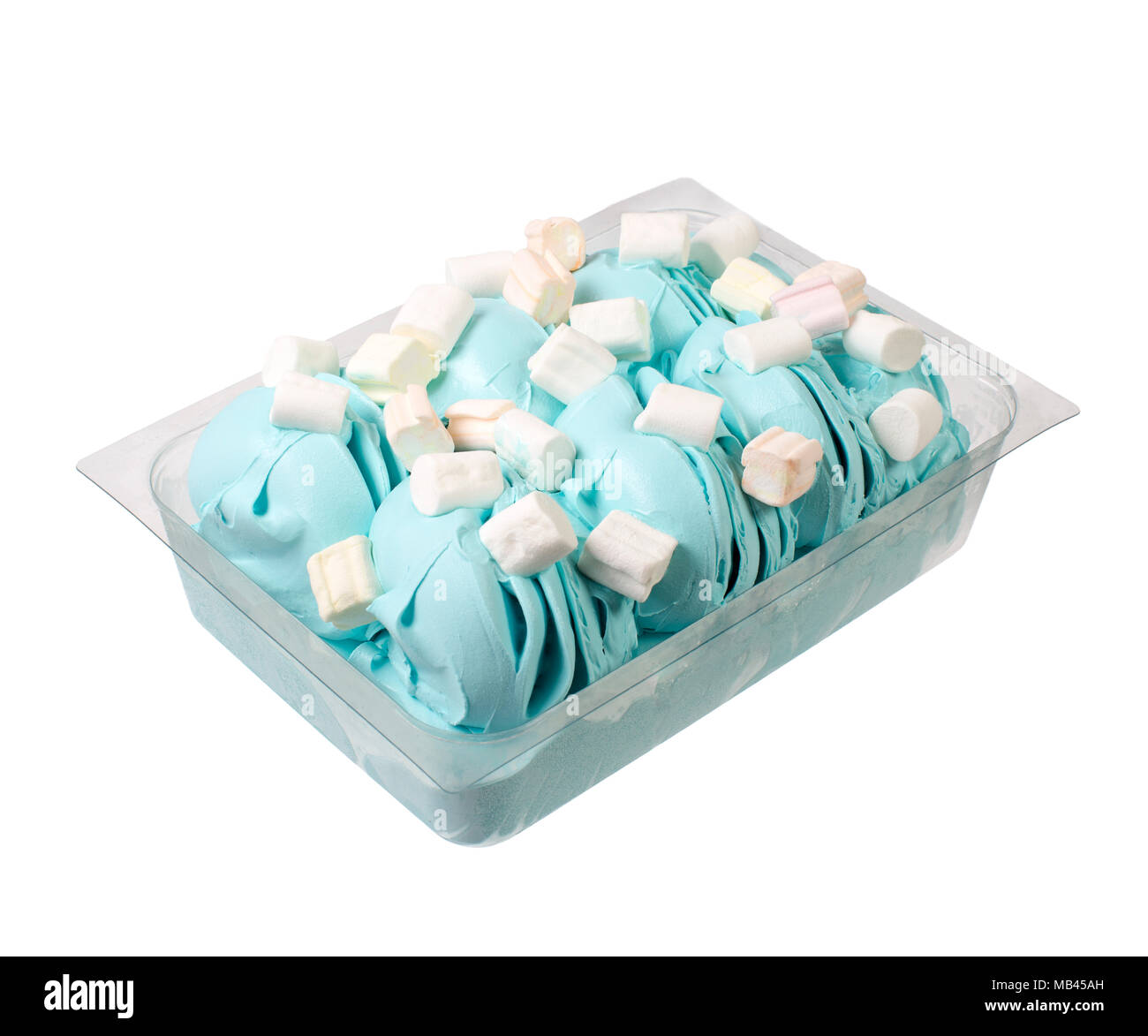 Blue Italian gelato il gelato. Foto Stock