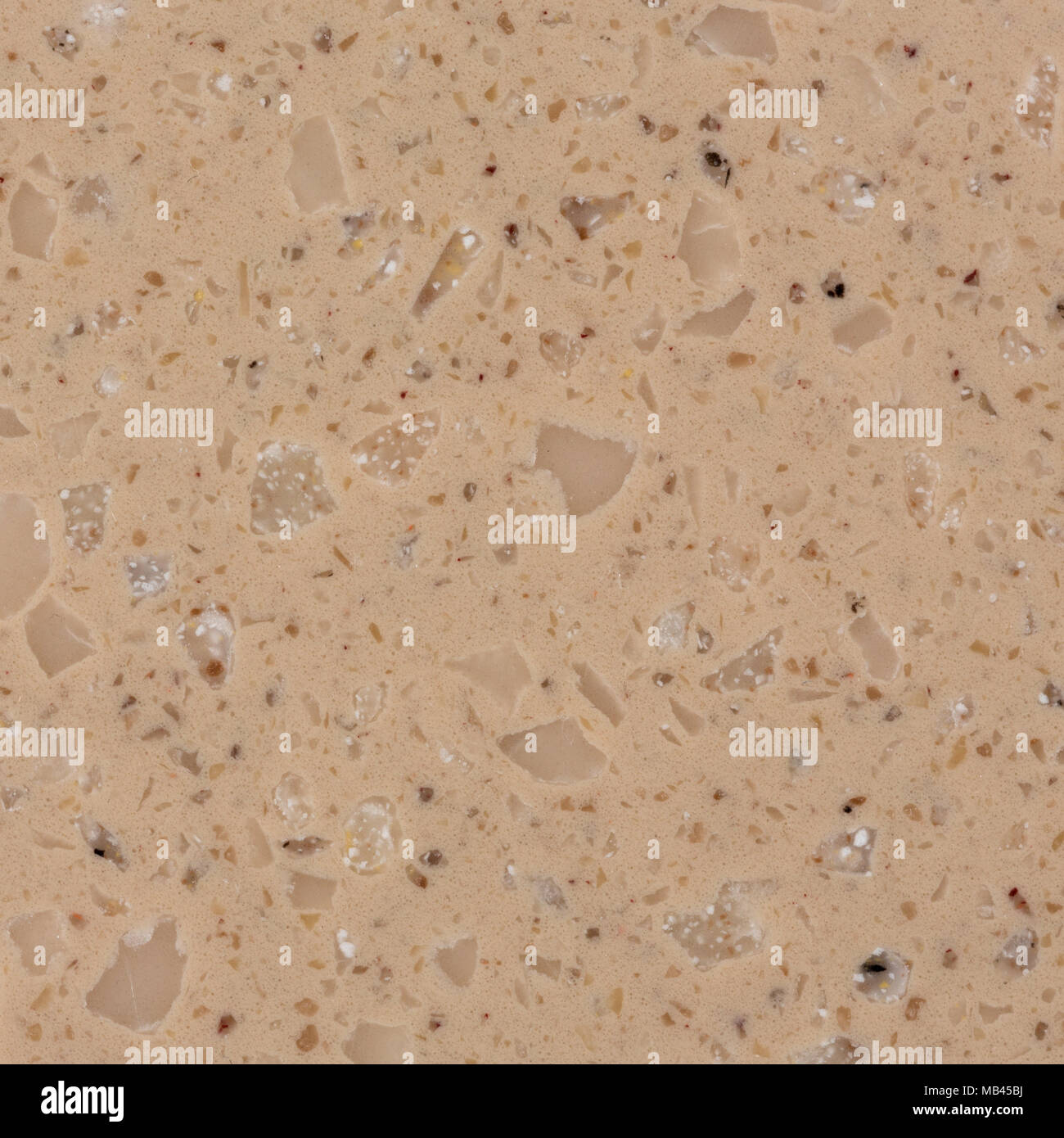 Il beige pietra artificiale dettaglio con vignete. Foto Stock