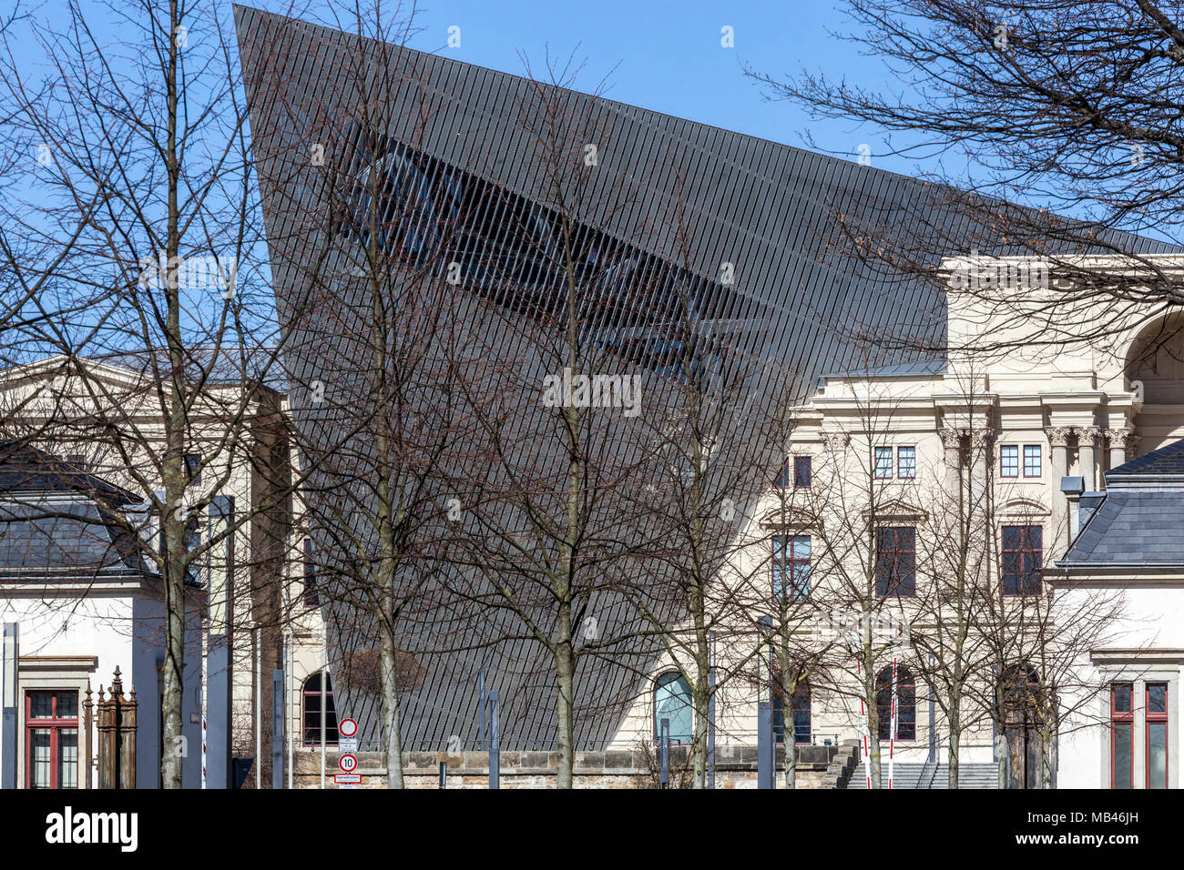 Bundeswehr Museo di Storia Militare, Dresda, Albertstadt, in Sassonia, Germania, Europa Foto Stock