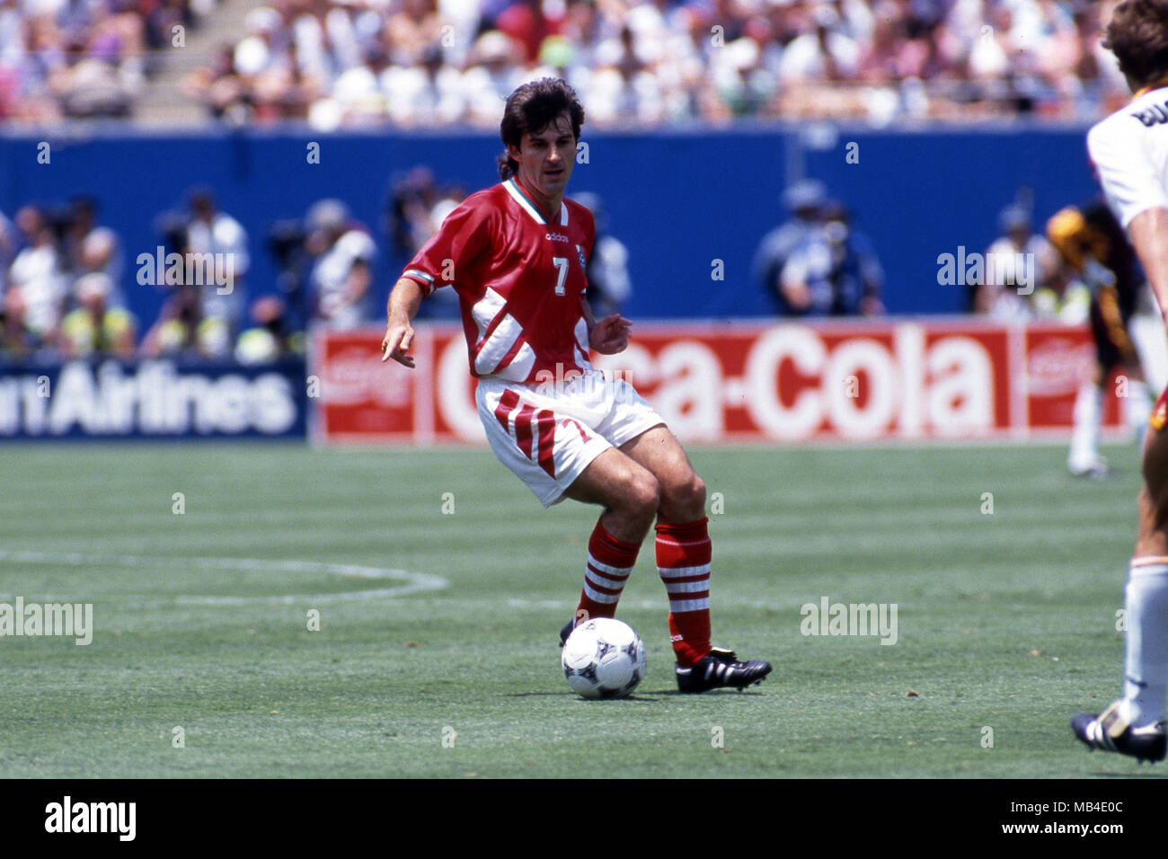 Coppa del Mondo FIFA - USA 1994 10.7.1994, il Giants Stadium di New York e New Jersey. World Cup Quarti di Finale, Bulgaria v Germania. Emil Kostadinov - Bulgaria Foto Stock