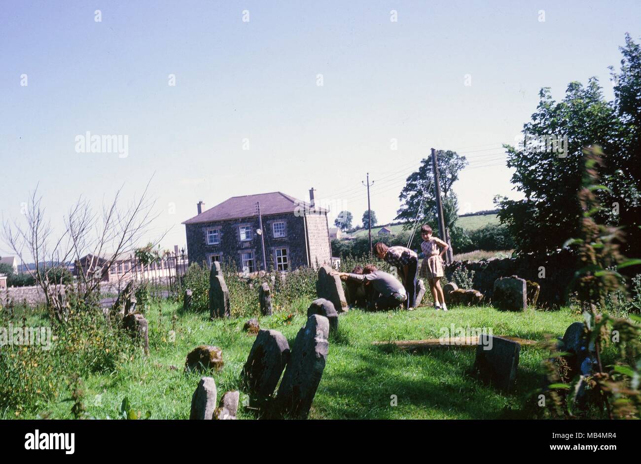 Archiviazione Vintage fotografia scattata nel 1970 Foto Stock