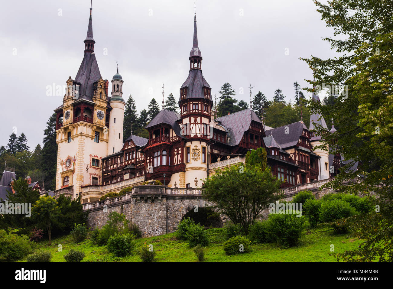 Castello in Romania Foto Stock