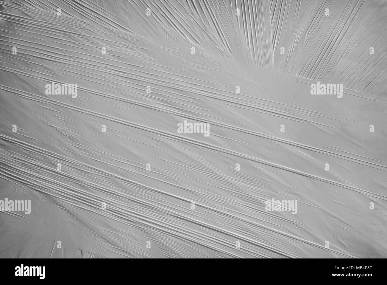 Sfondo grigio di un sottile materiale di imballaggio Foto Stock
