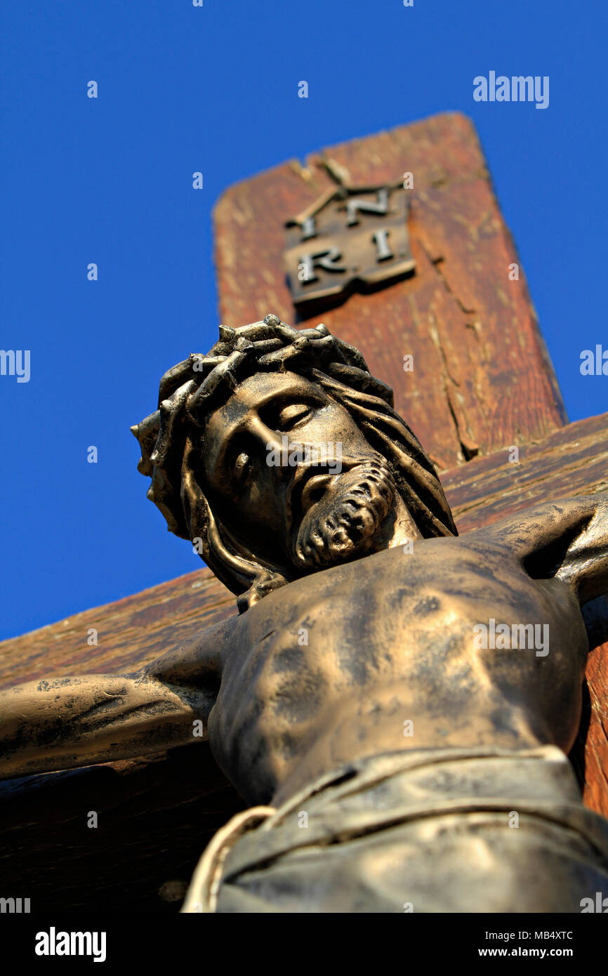 Cristo sulla Croce Foto Stock