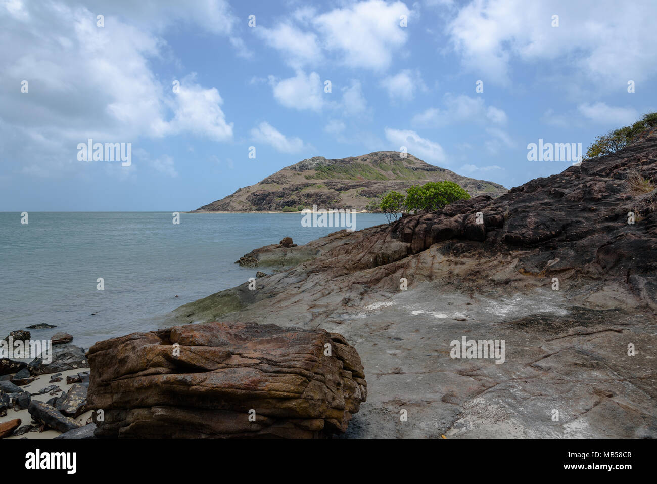 La punta più settentrionale dell Australia, Cape York, è proprio dietro l'angolo Foto Stock