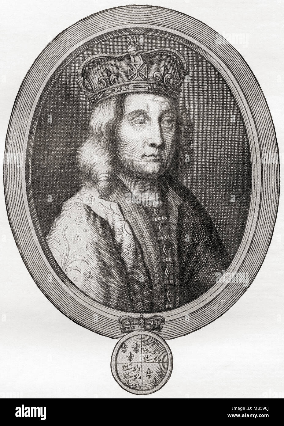Edward IV, 1442 - 1483. Re d'Inghilterra. Dalla libreria internazionale della famosa letteratura pubblicata c. 1900 Foto Stock