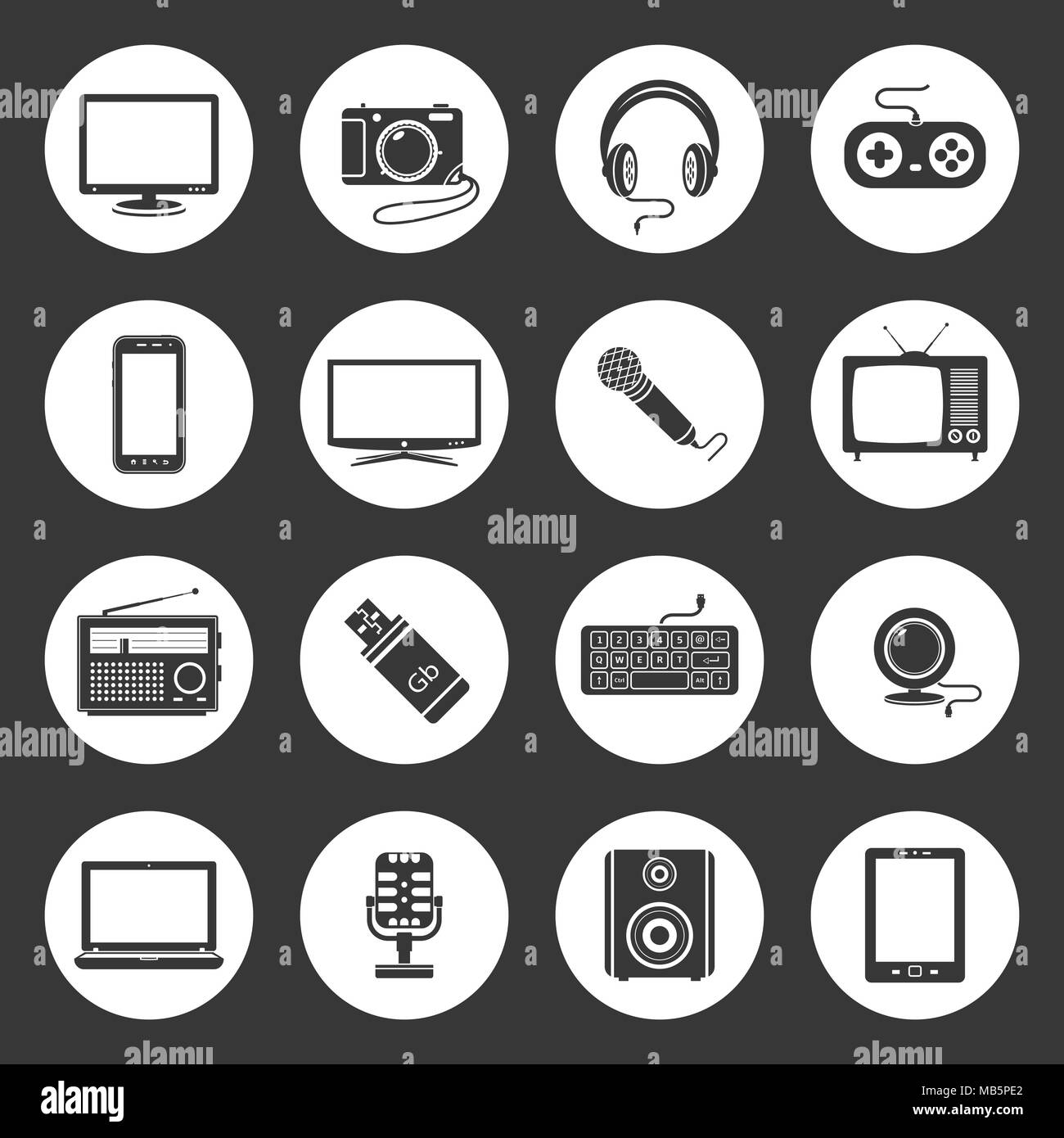 Tecnologia del vettore di icone Illustrazione Vettoriale