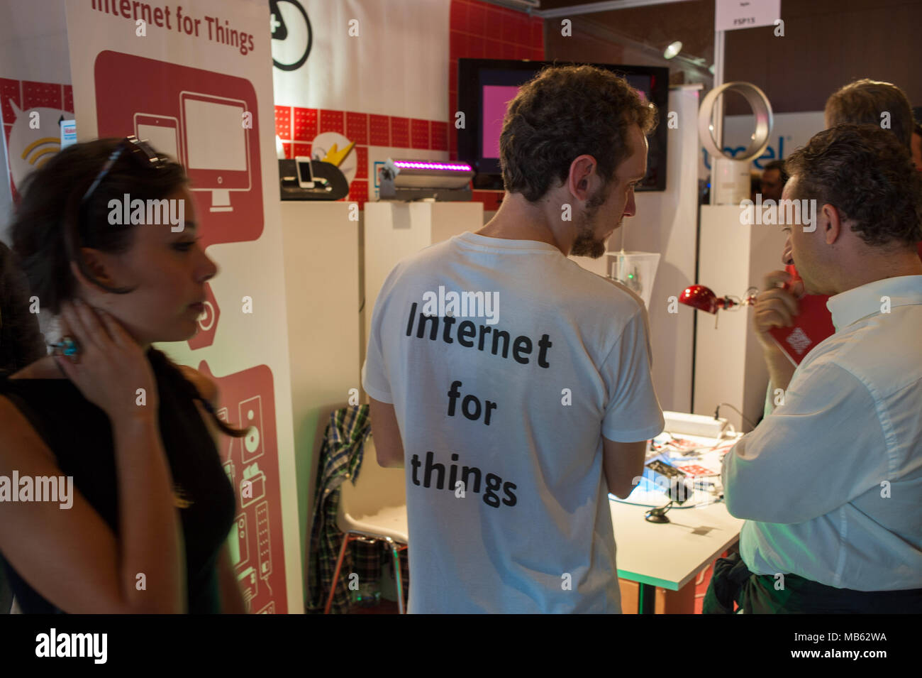 Roma. Maker Faire edizione europea, Auditorium Parco della Musica. L'Italia. Foto Stock