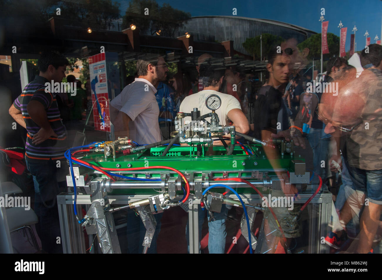 Roma. Maker Faire edizione europea, Auditorium Parco della Musica. L'Italia. Foto Stock