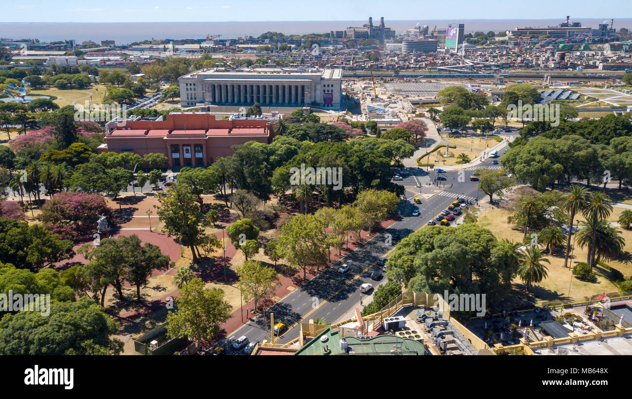 Museo Nacional de Bellas Artes e il Museo Nazionale delle Belle Arti e UBA Law School, Buenos Aires, Argentina Foto Stock