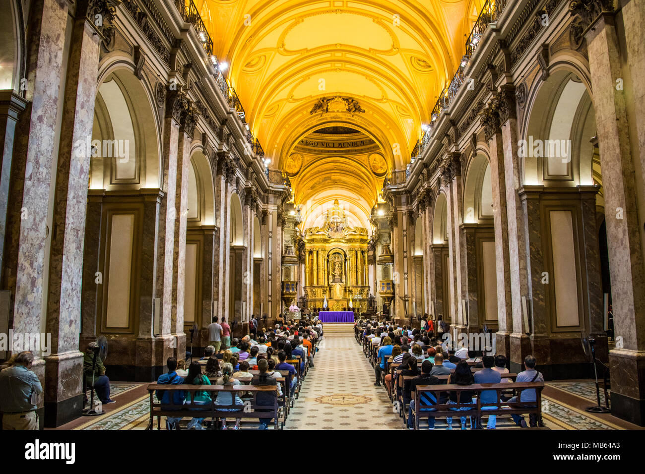 Catedral Metropolitana de Buenos Aires, Buenos Aires Cattedrale Metropolitana, Argentina Foto Stock