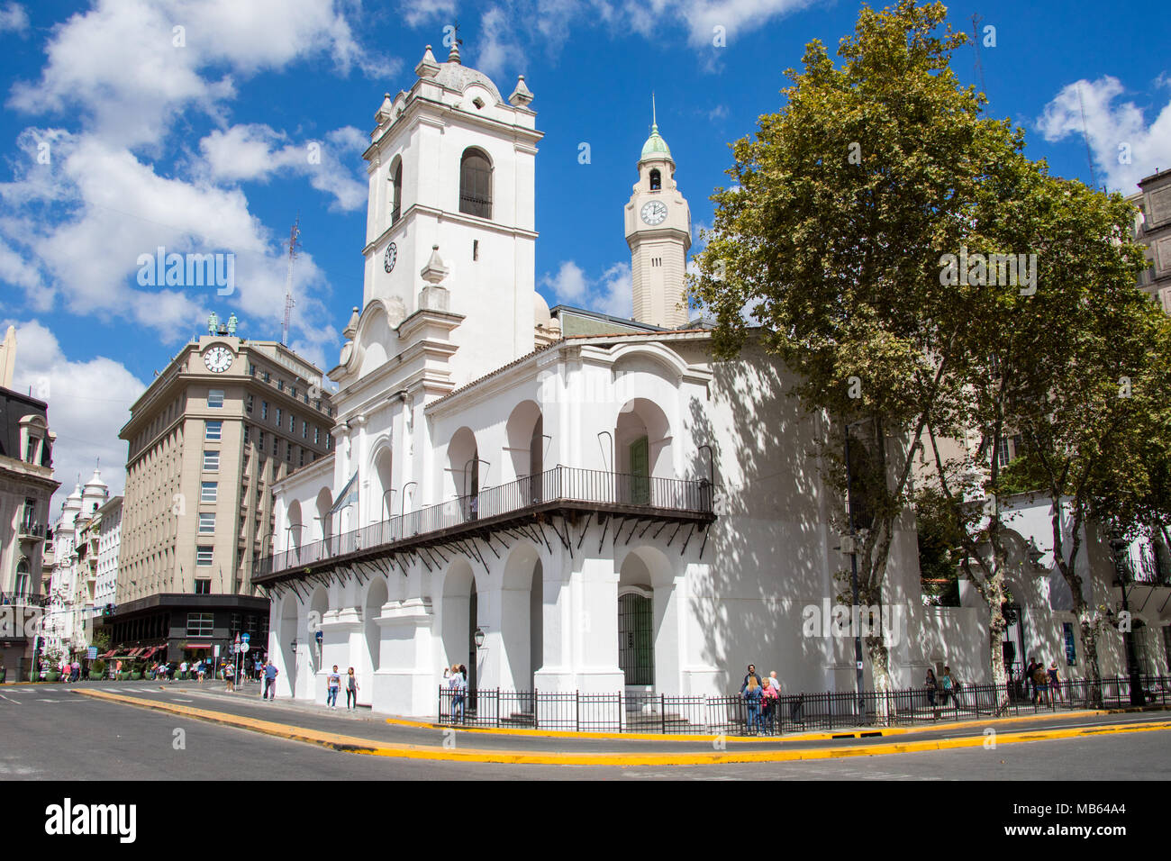 Museo Histórico Nacional del Cabildo y la Revolución de Mayo, o a Buenos Aires Cabildo, Buenos Aires, Argentina Foto Stock