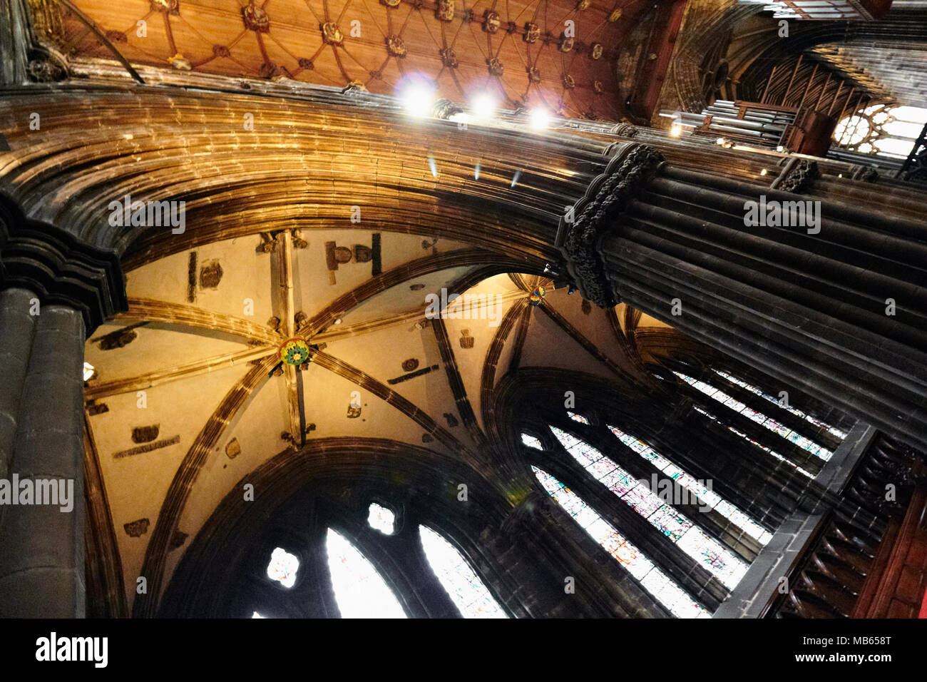 La cattedrale di Glasgow in Scozia Foto Stock