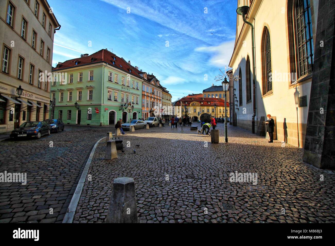 Viste della Città Vecchia di Praga Foto Stock