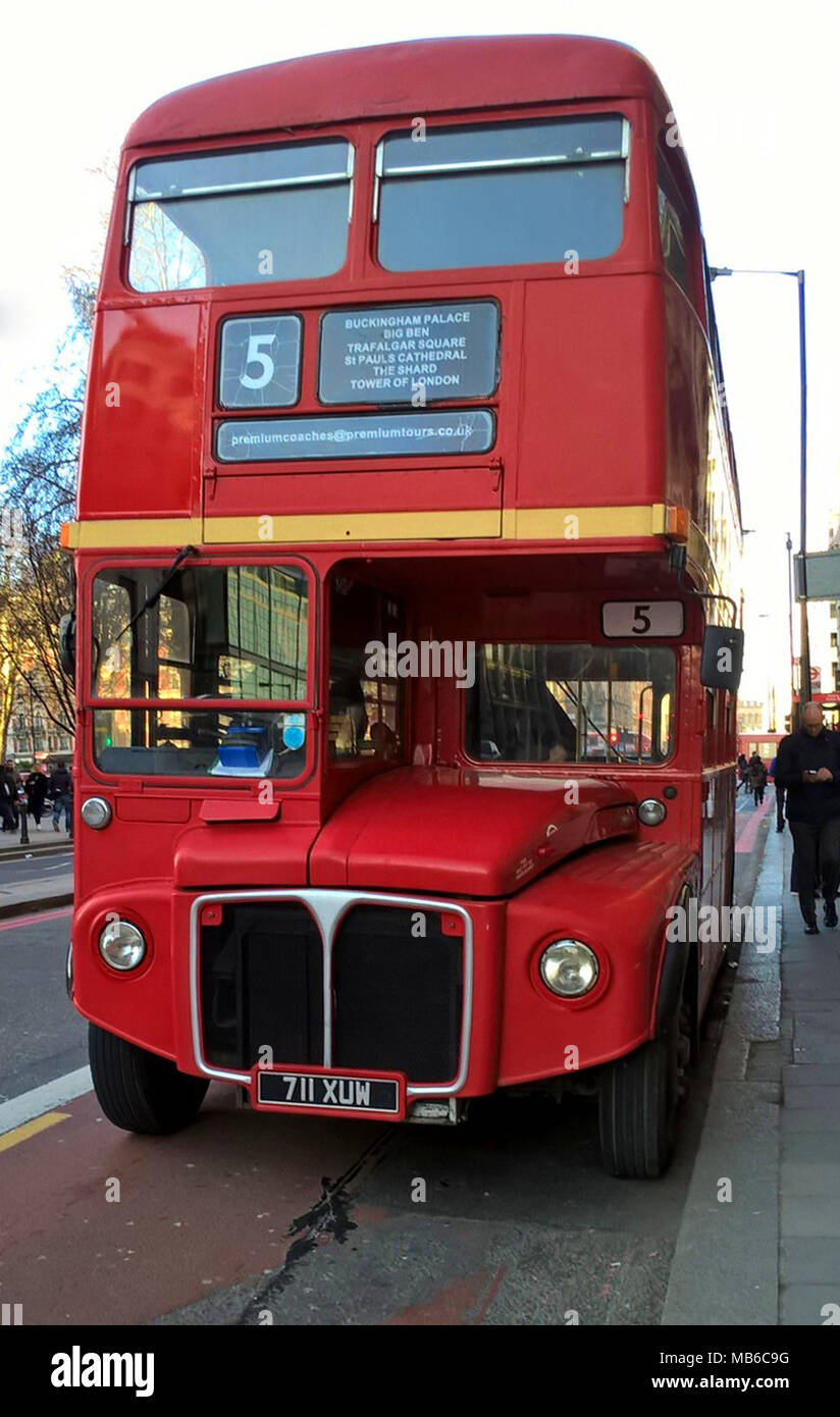 Bus Routemaster Foto Stock