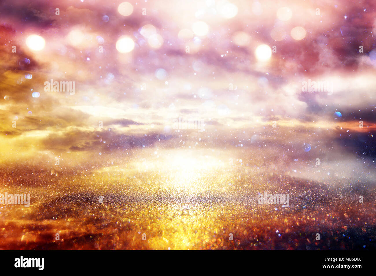 Bright galaxy o sfondo fantasy. Luce astratta . burst magico e mistero concept Foto Stock