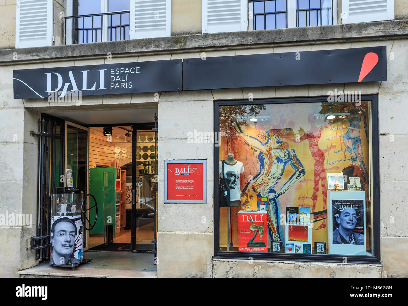 Parigi Museo di Salvador Dali su 11 rue Poulbot, Parigi, Francia Foto Stock
