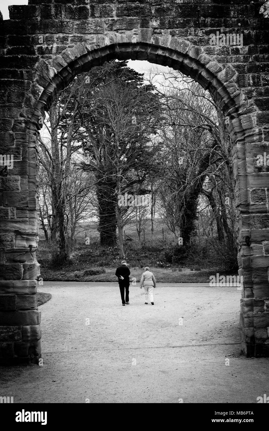 I motivi di Culzean Castle si trova vicino a Maybole nello Ayrshire in Scozia Foto Stock