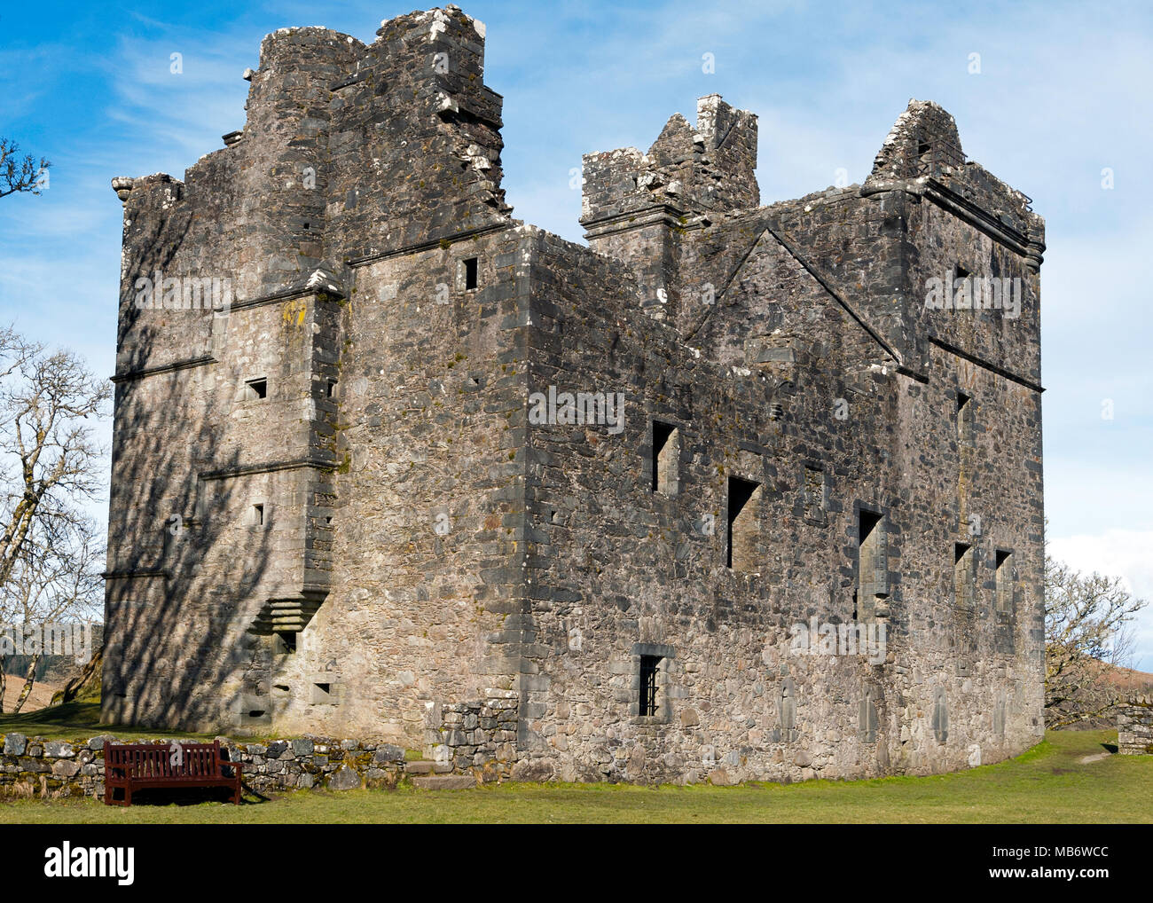 Carnasserie Castle vicino Kilmartin, Argyle e Bute, Scozia Foto Stock