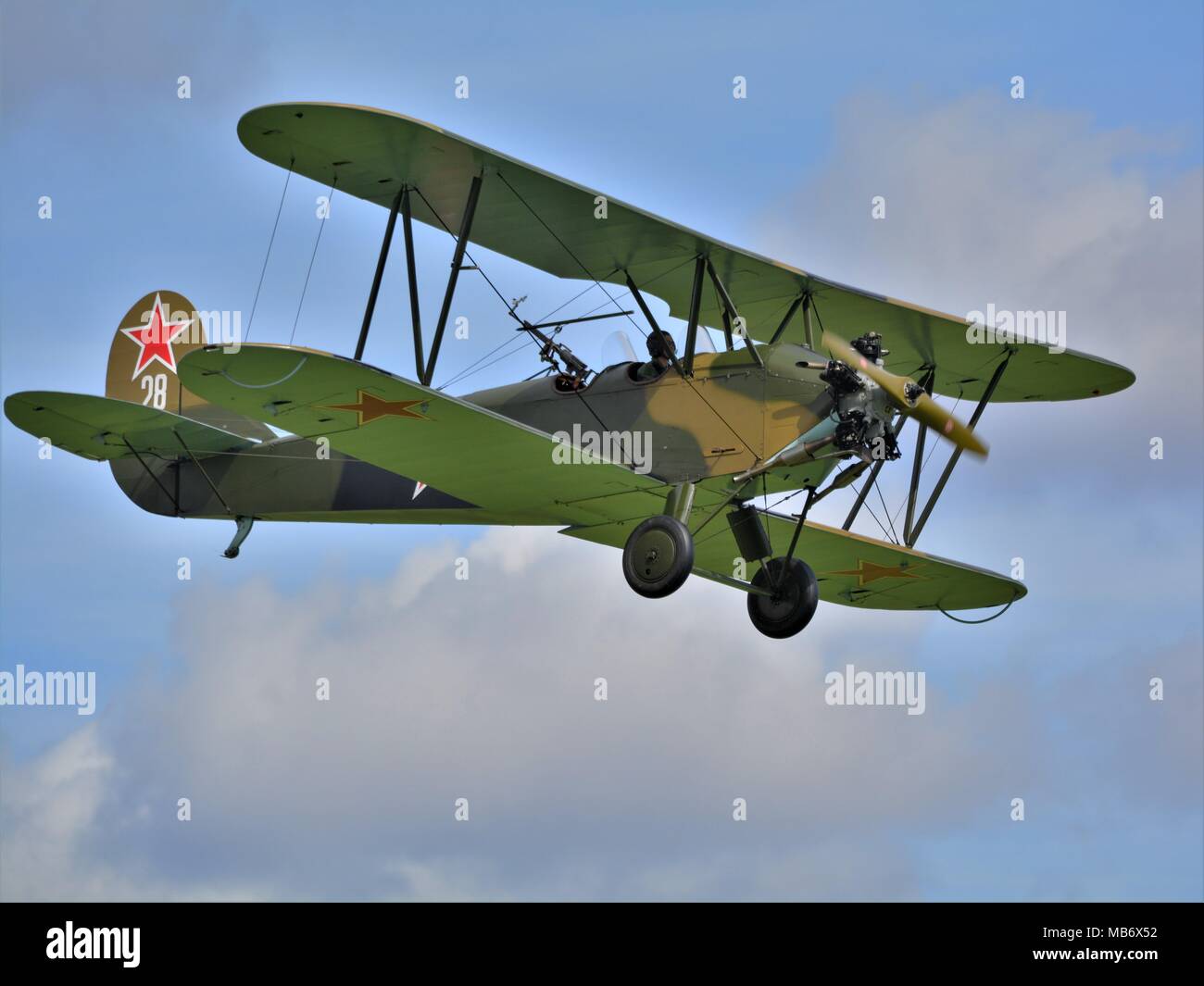 Polikarpov PO-2 russo piano bi Foto Stock