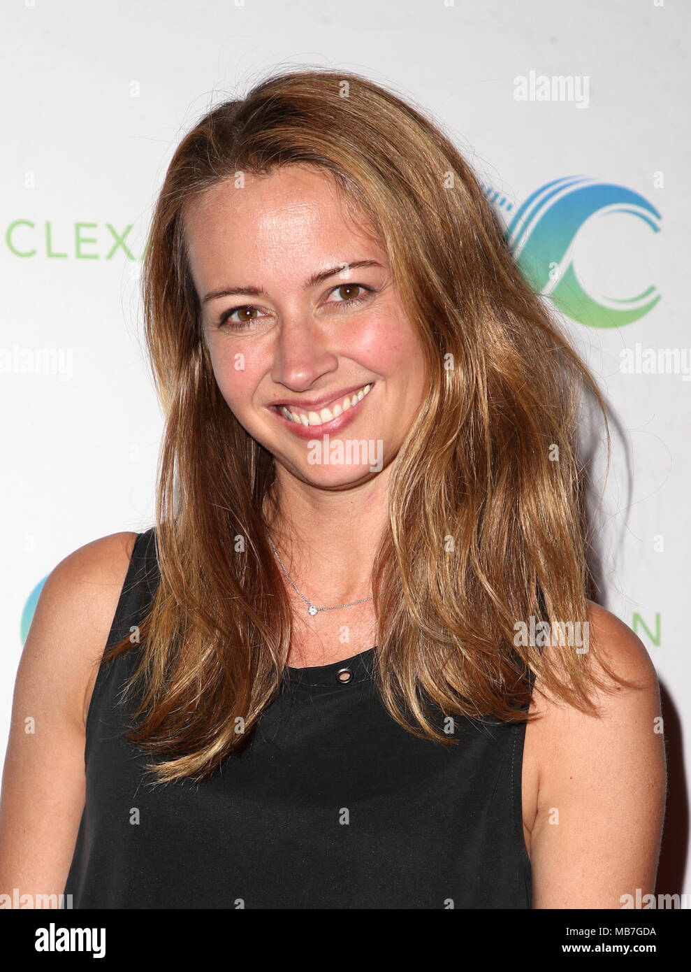 LAS VEGAS NV - Aprile 7: Amy Acker, al 2018 ClexaCon giorno 2 presso il Tropicana Las Vegas a Las Vegas, Nevada, il 7 aprile 2018. Credito: Faye Sadou/MediaPunch Foto Stock