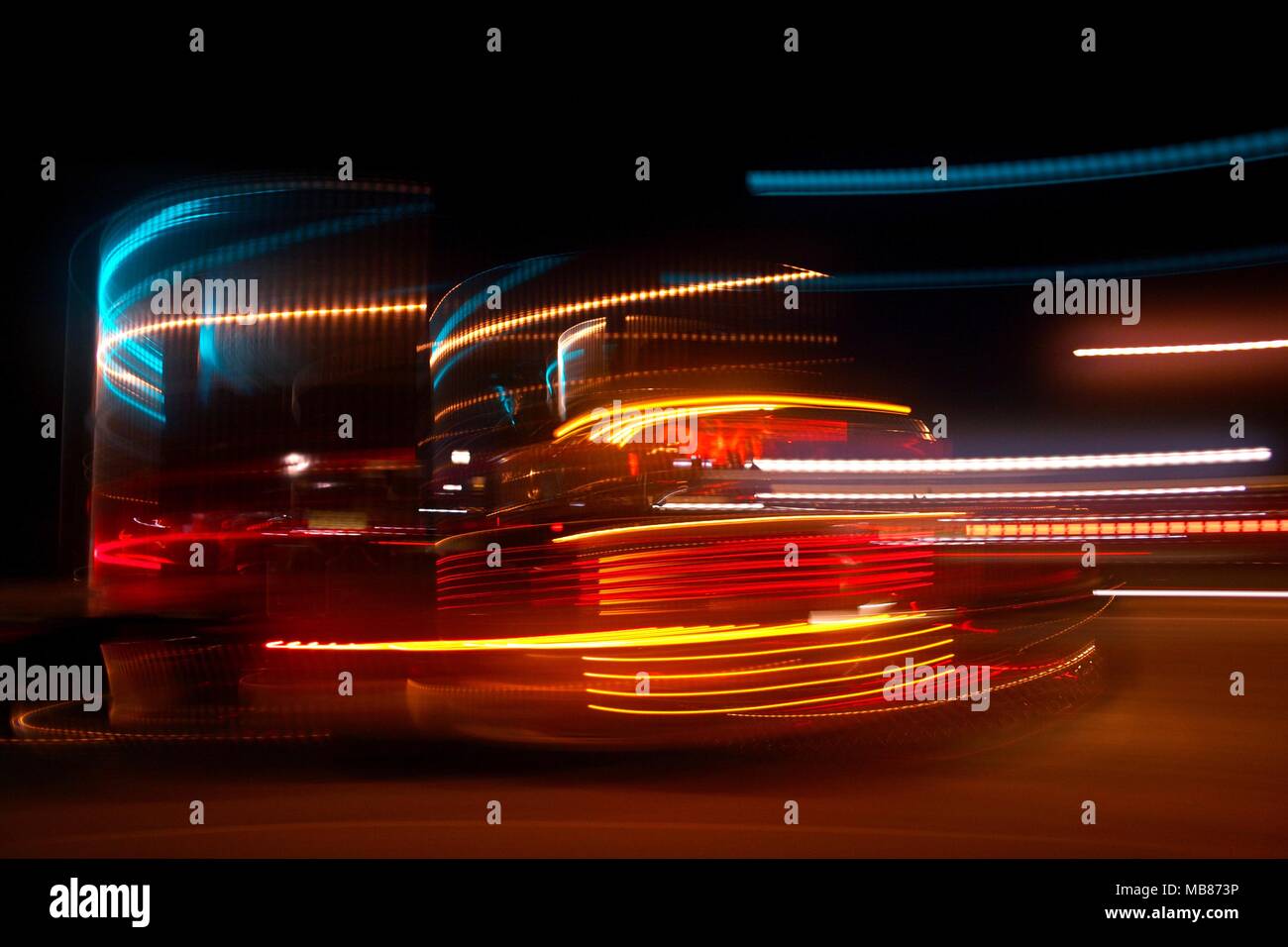 Lungo la velocità dello shutter cattura Foto Stock