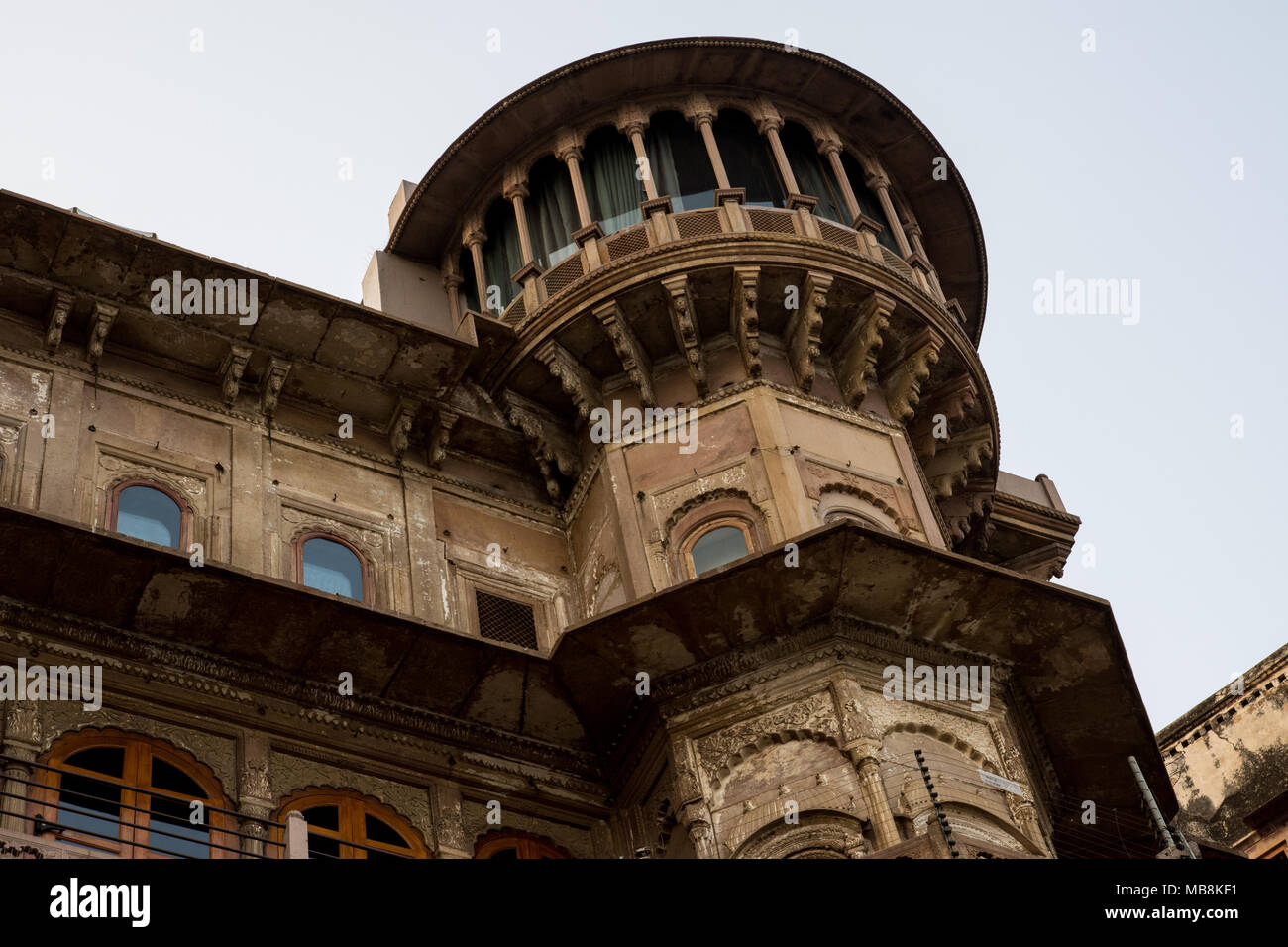 Paesaggio di Varanasi Uttar Pradesh, India Foto Stock