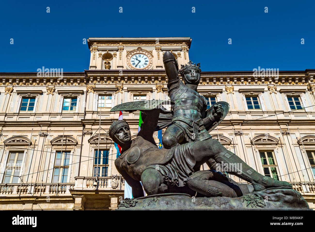 Italia Piemonte Torino Conte Verde - Amedeo VI di Savoia Foto Stock