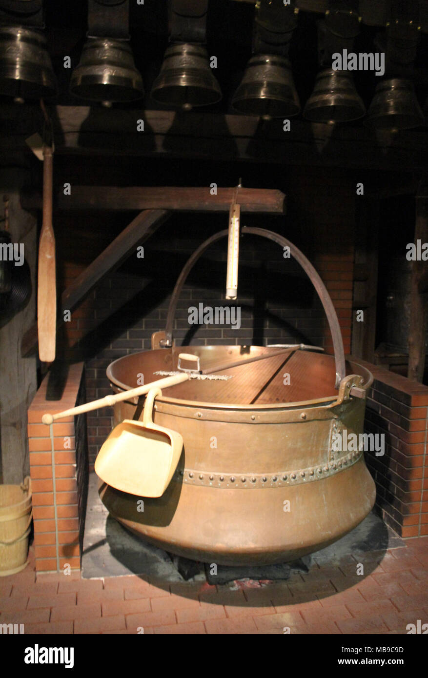 Formaggio display in Ohio Amish Country Foto Stock