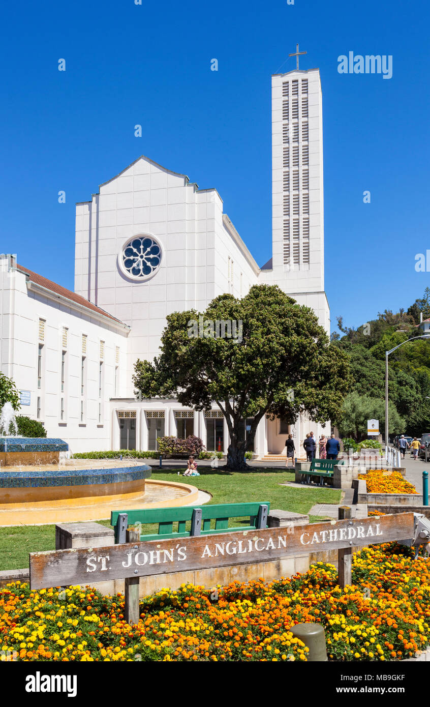 Nuova Zelanda napier nuova zelanda l'architettura art deco di Napier St Johns cattedrale anglicana napier, Nuova Zelanda Isola del nord nz Foto Stock