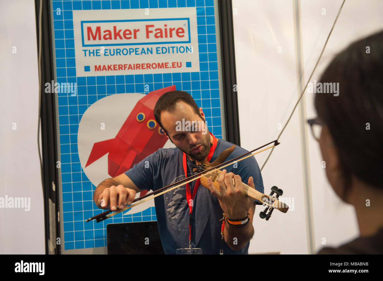 Roma. Maker Faire Edizione Europea, Università "La Sapienza". L'Italia. Foto Stock