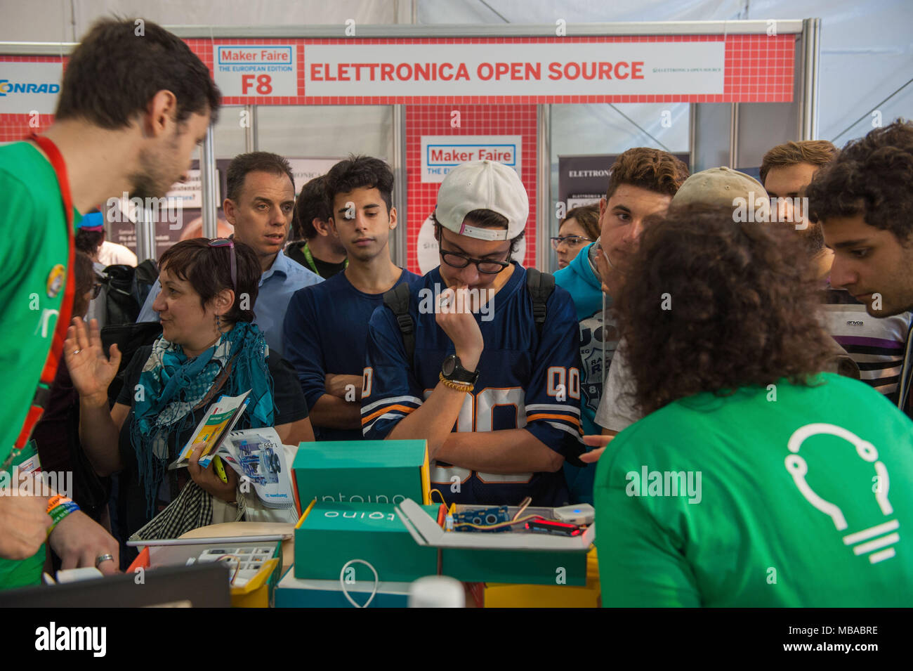 Roma. Maker Faire Edizione Europea, Università "La Sapienza". L'Italia. Foto Stock
