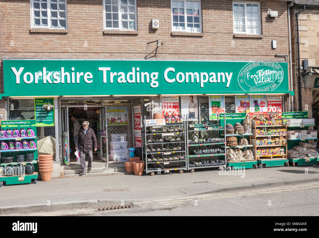 Yorkshire Trading Company shop a Pickering,North Yorkshire, Inghilterra, Regno Unito Foto Stock