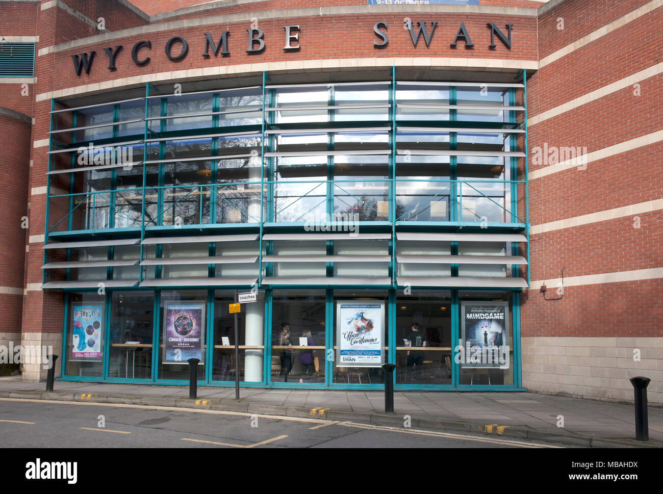 Wycombe Swan Theatre, High Wycombe, Buckinghamshire, Inghilterra, Regno Unito Foto Stock