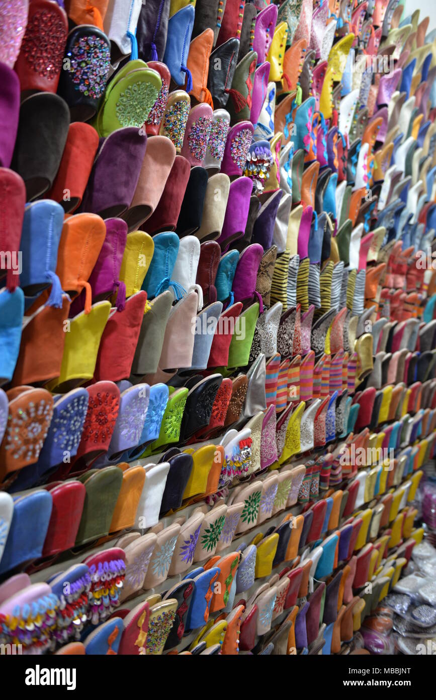 Slipers marocchino Foto Stock