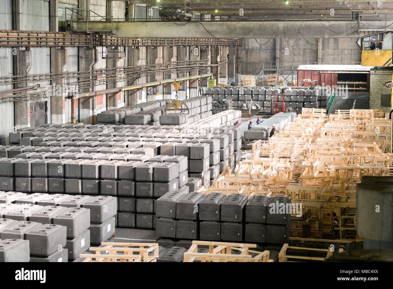 Industria pesante sfondo vegetale Foto Stock