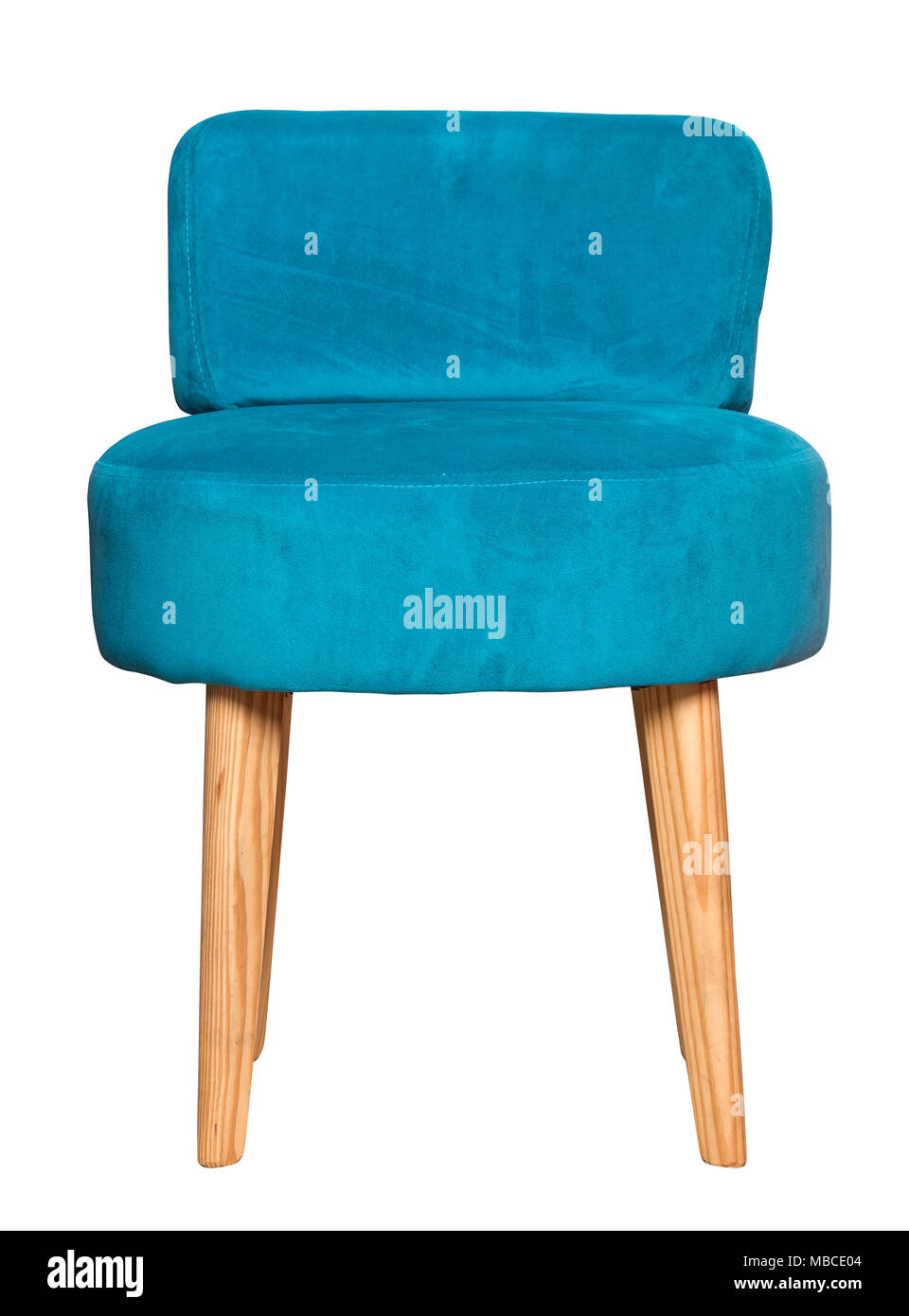 Piccola sedia tessili isolato Foto Stock