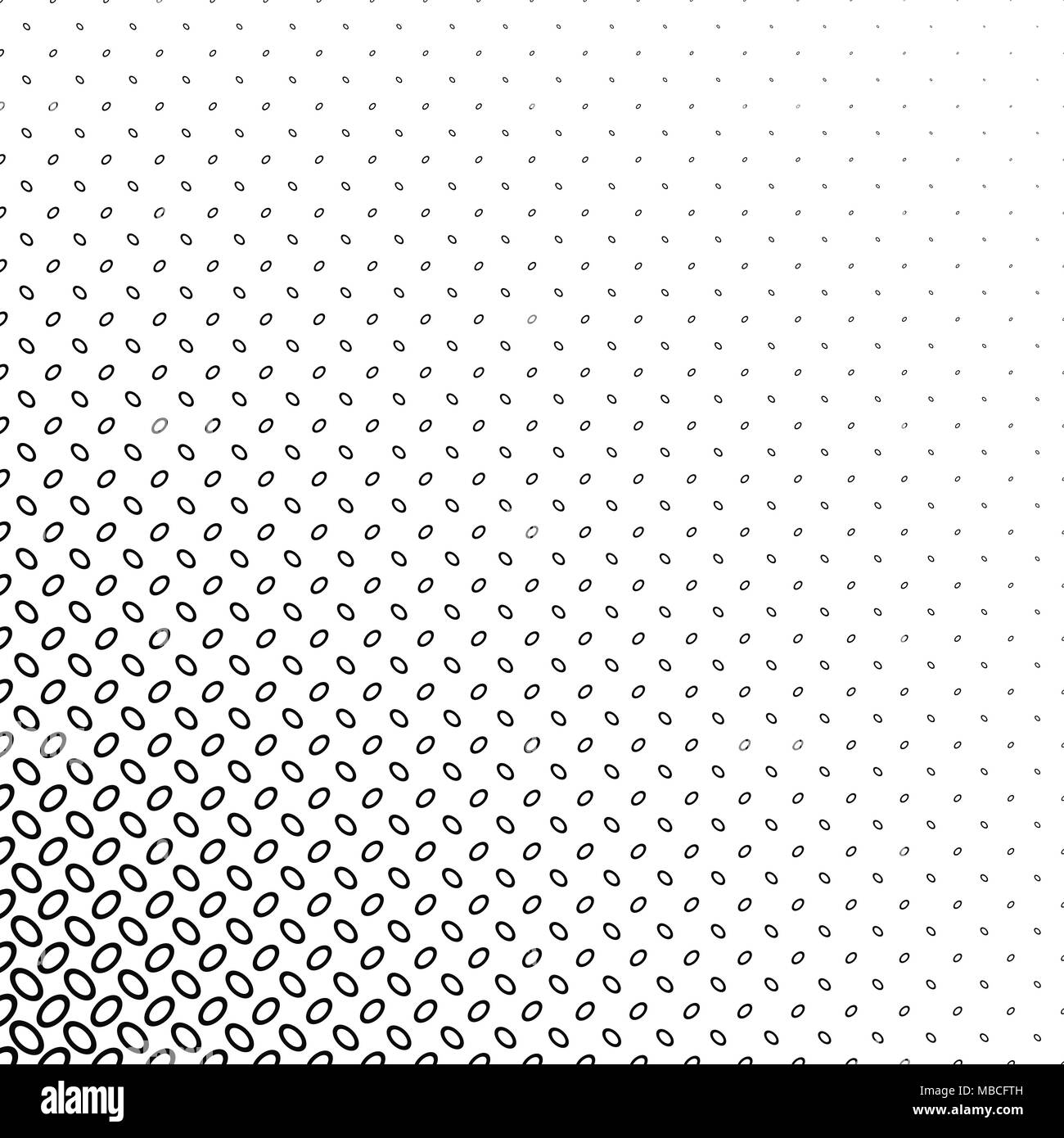 Bianco nero diagonal ellisse sullo sfondo del modello Illustrazione Vettoriale