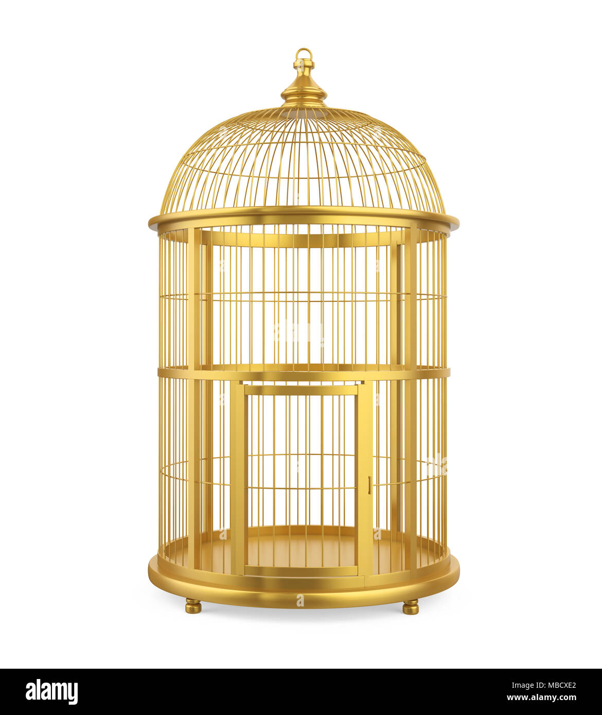 Birdcage isolato Foto Stock