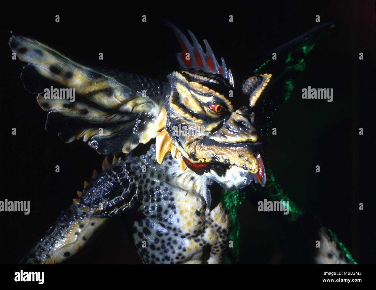 Mostri. Modello di grandi dimensioni del Gremlin dal film con lo stesso nome. Con il permesso del pianeta proibito, Londra. Foto Stock
