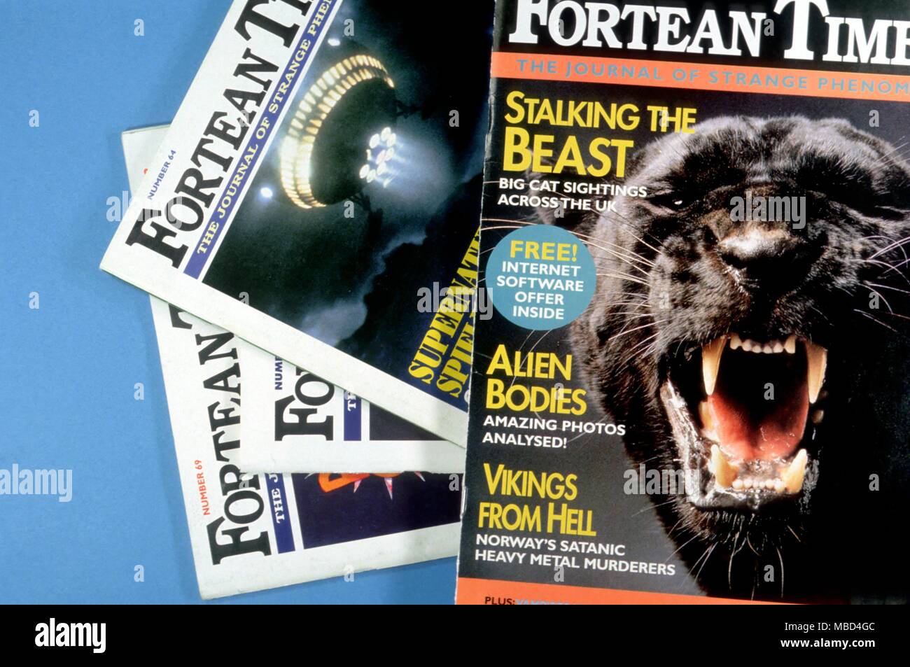 Vari aspetti del Fortean Times, di gran lunga il miglior magazine che si occupa di strani fenomeni, come visto e classificato da Charles Fort. - © /Charles Walker Foto Stock