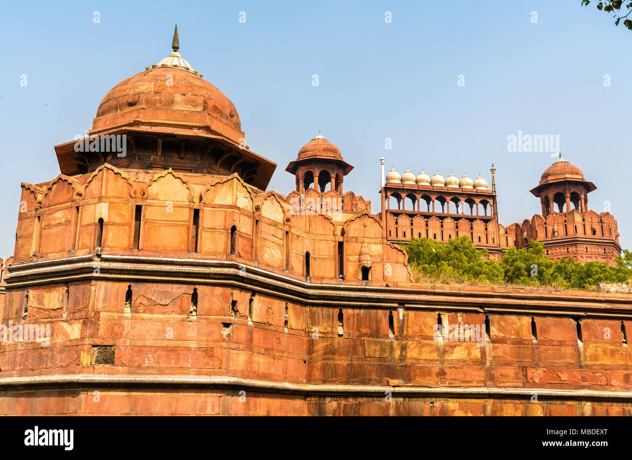 Delhi Gate del Red Fort di Delhi, India Foto Stock