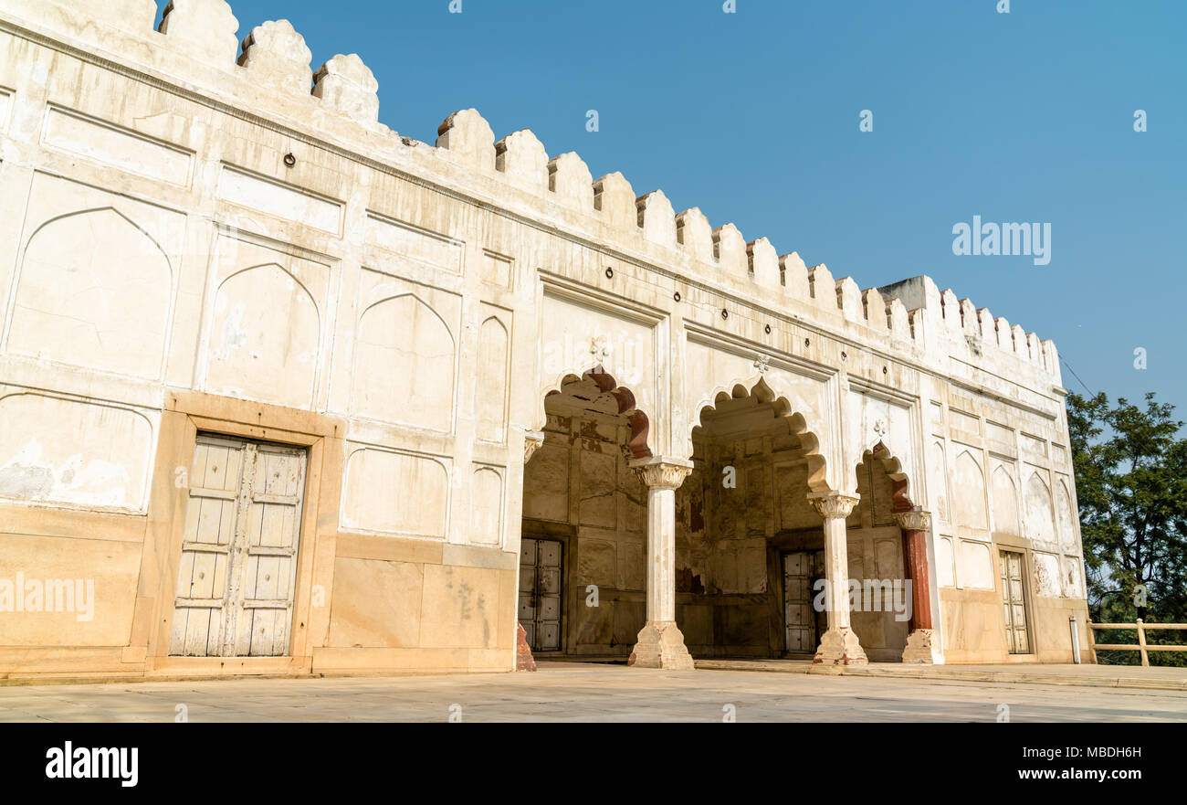 Il bagno turco-e-Lal Qila, il bagno turco nella Red Fort di Delhi, India Foto Stock