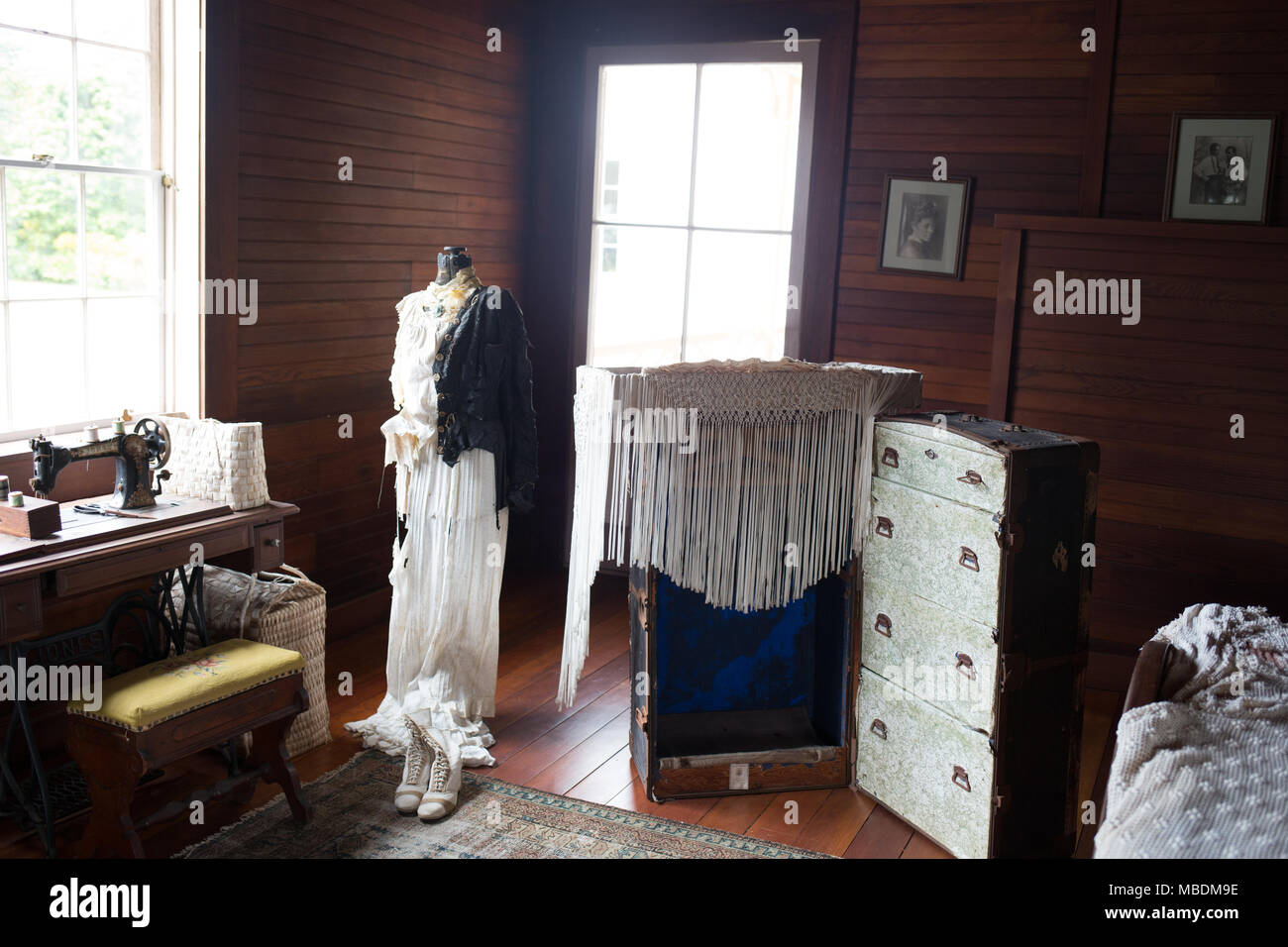 Robert Louis Stevenson, Museo di Apia, Samoa, il 24 novembre 2017. Foto Stock