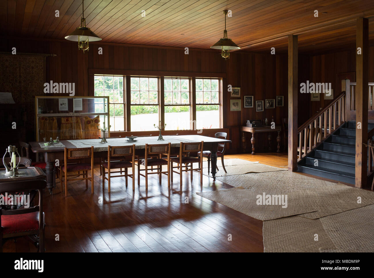 Robert Louis Stevenson, Museo di Apia, Samoa, il 24 novembre 2017. Foto Stock